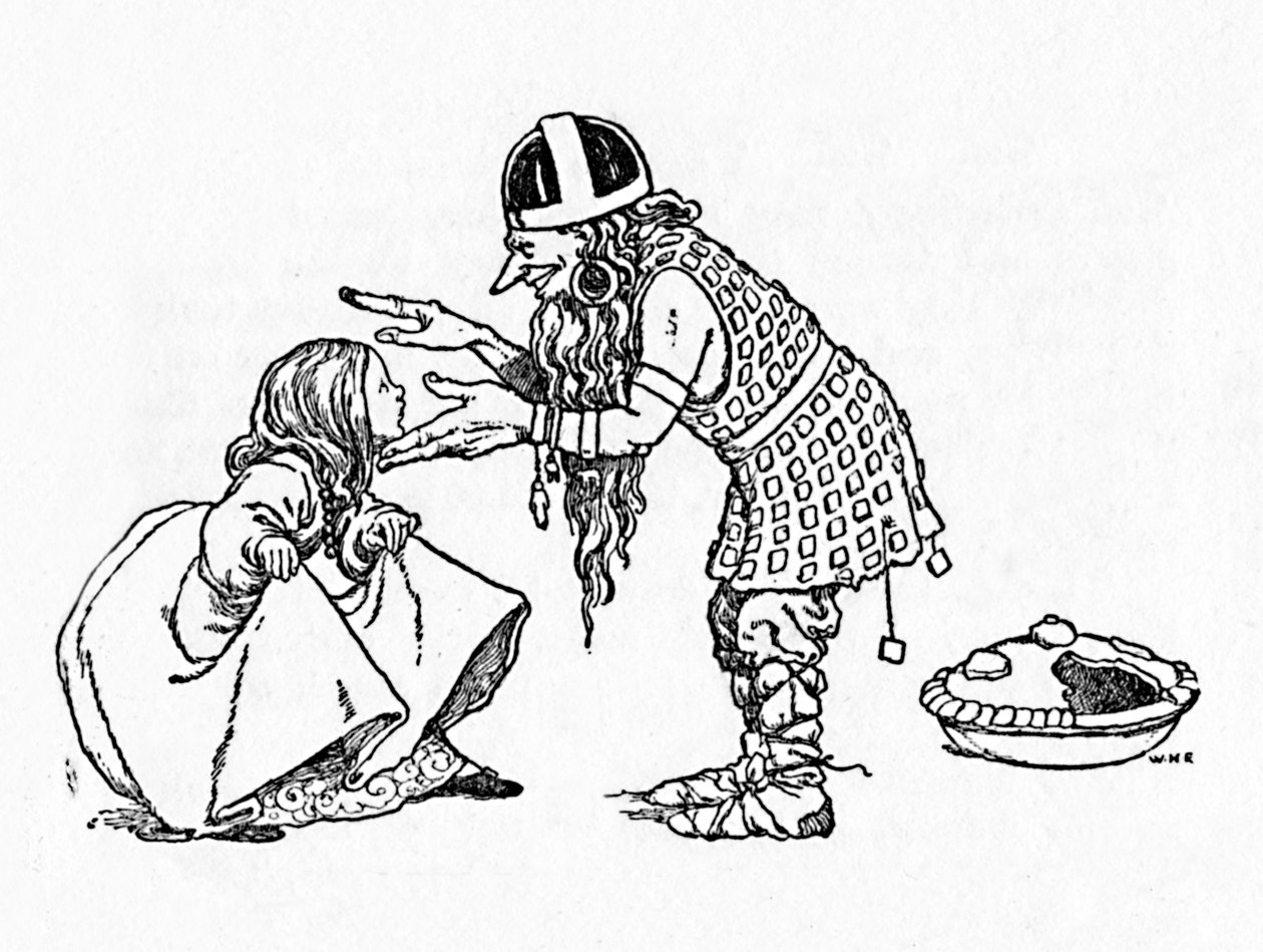Jeg vil have dig som kone, c1930 af William Heath Robinson