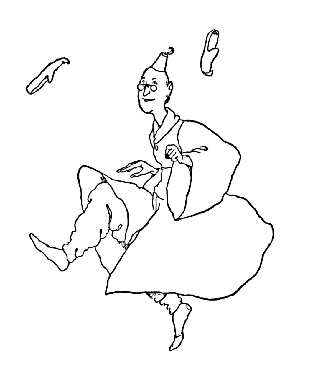 Deres hjemmesko fløj om ørerne, c1930 af William Heath Robinson