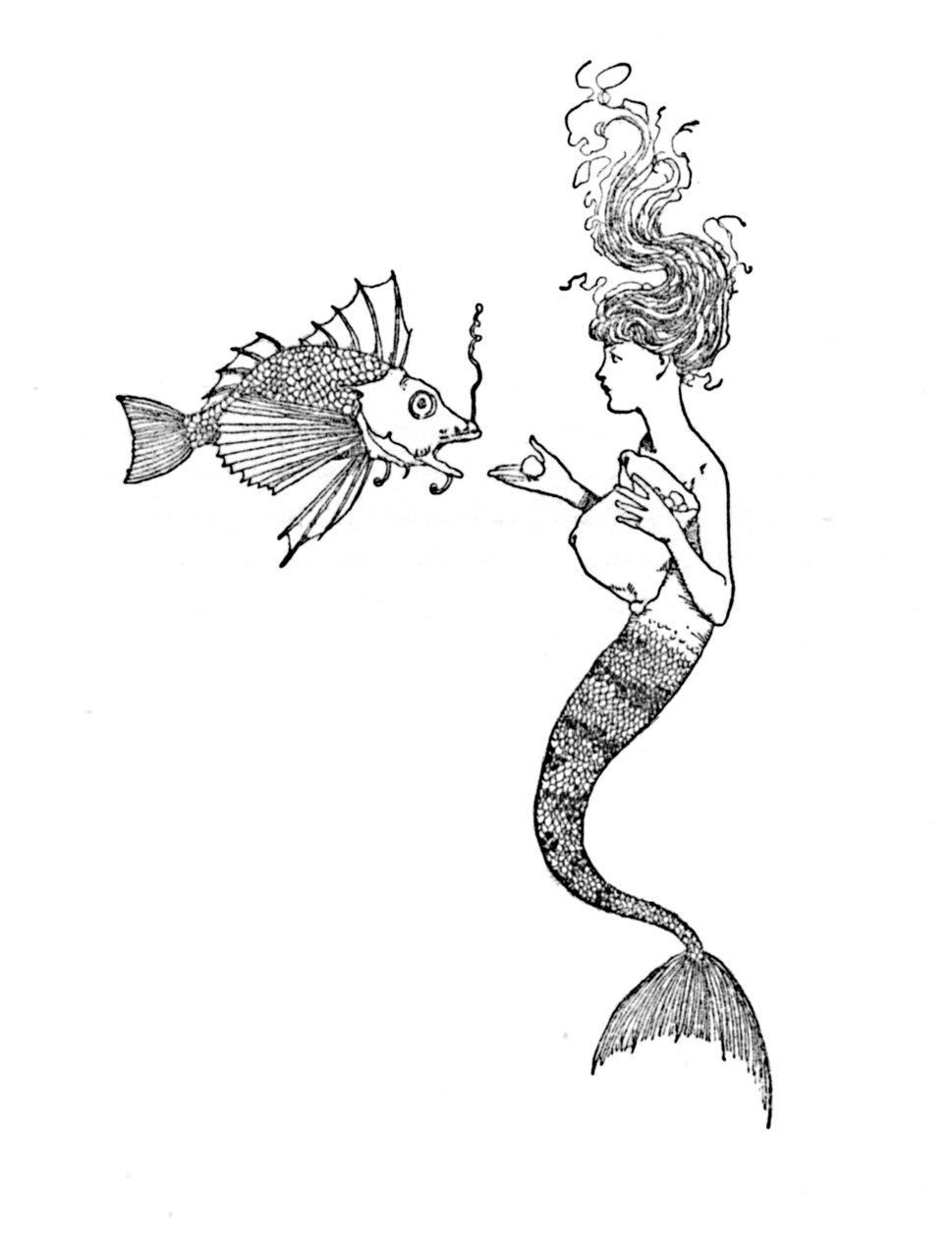 De spiste fra deres hænder, c1930 af William Heath Robinson