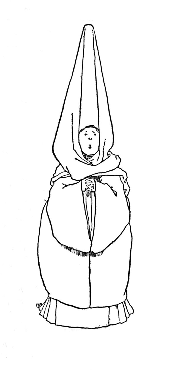 Vil du fortælle os en historie spurgte dronningen, c1930 af William Heath Robinson