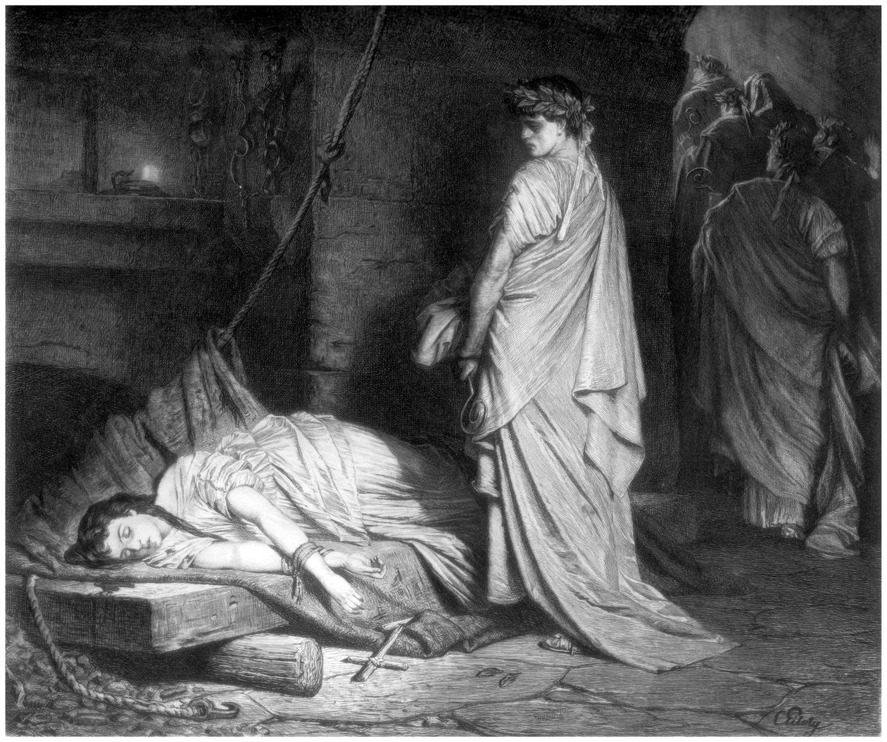 Under the Arena, c1880-1882.dani af W Hecht