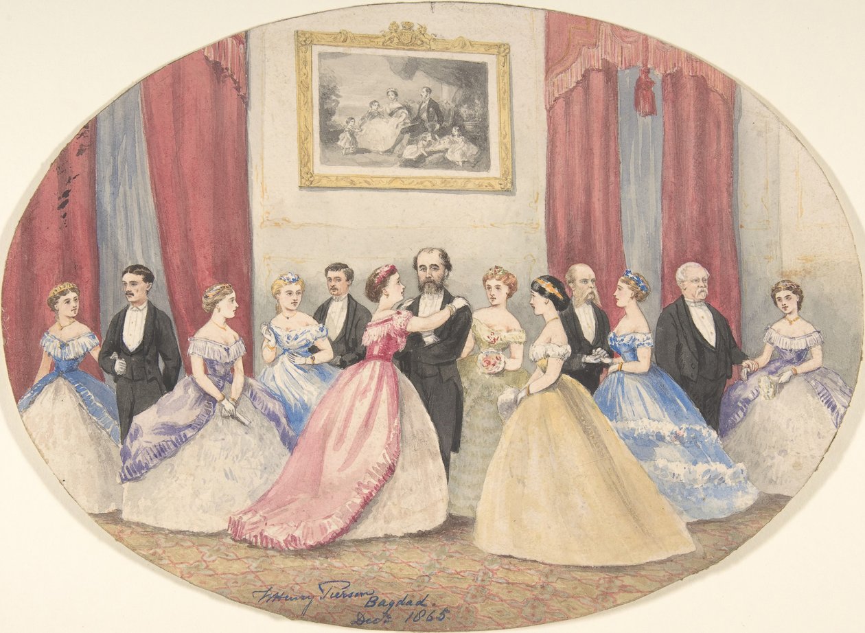 Britisk reception i Bagdad, 1865. af W Henry Pierson