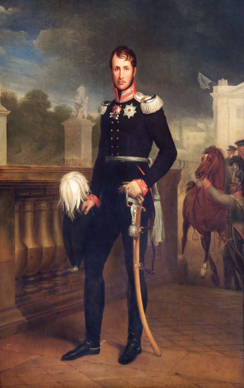 Frederik William III (olie på lærred) af W. Herbig