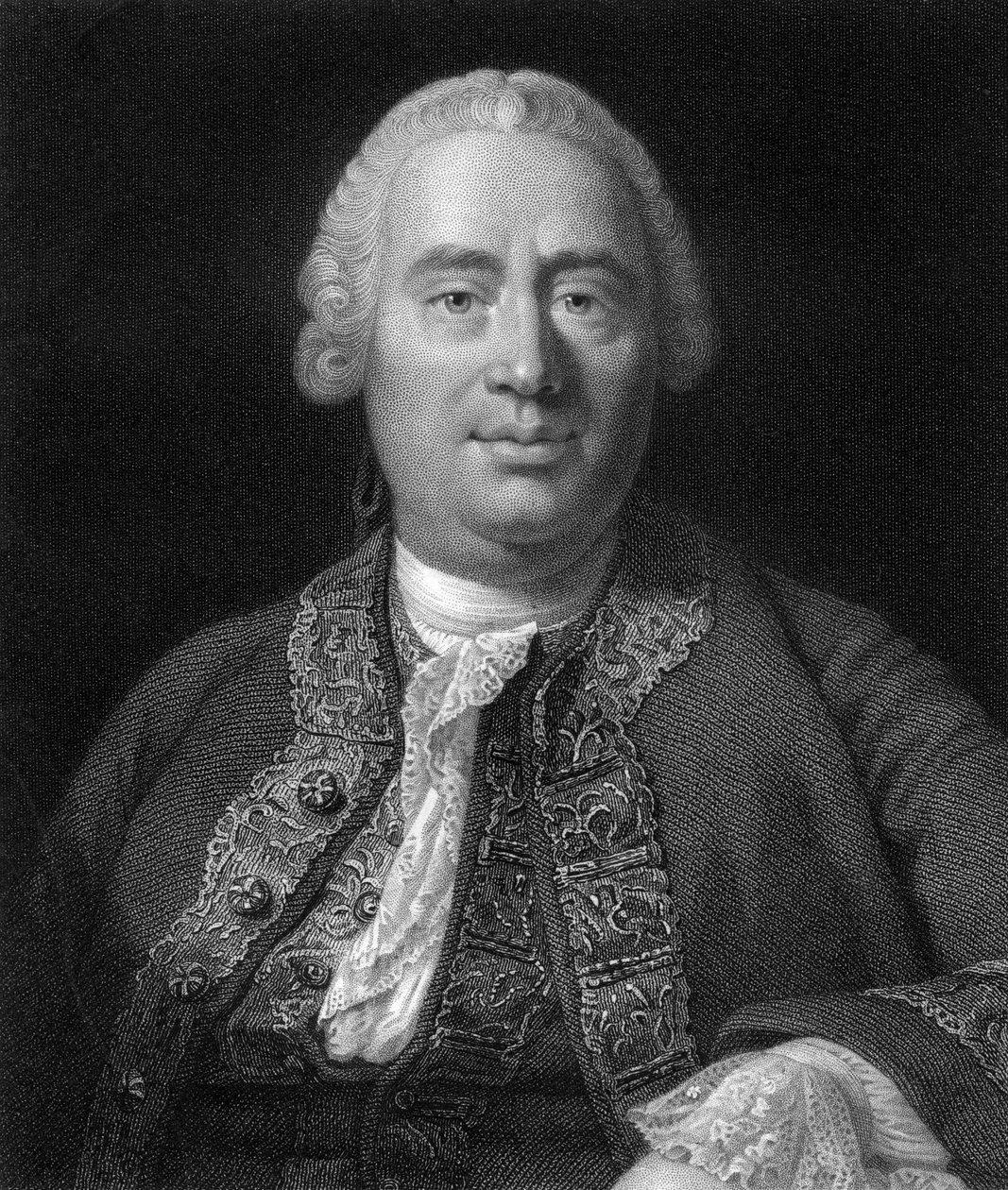 David Hume, skotsk filosof, økonom og historiker fra det 18. århundrede, 1845 af W. Holl