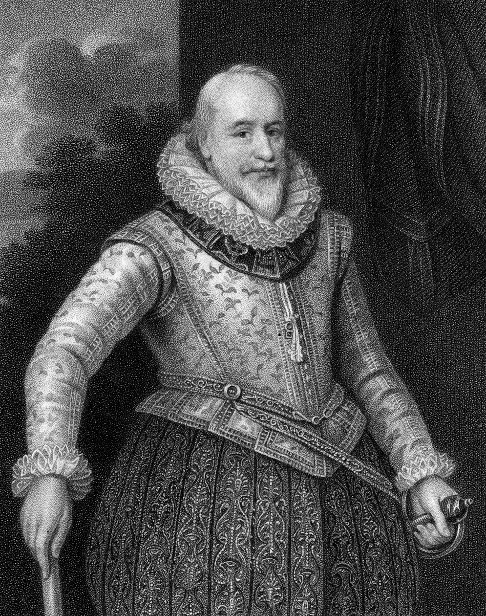 George Carew, 1. jarl af Totnes 1555-1629, 1824. af W. Holl