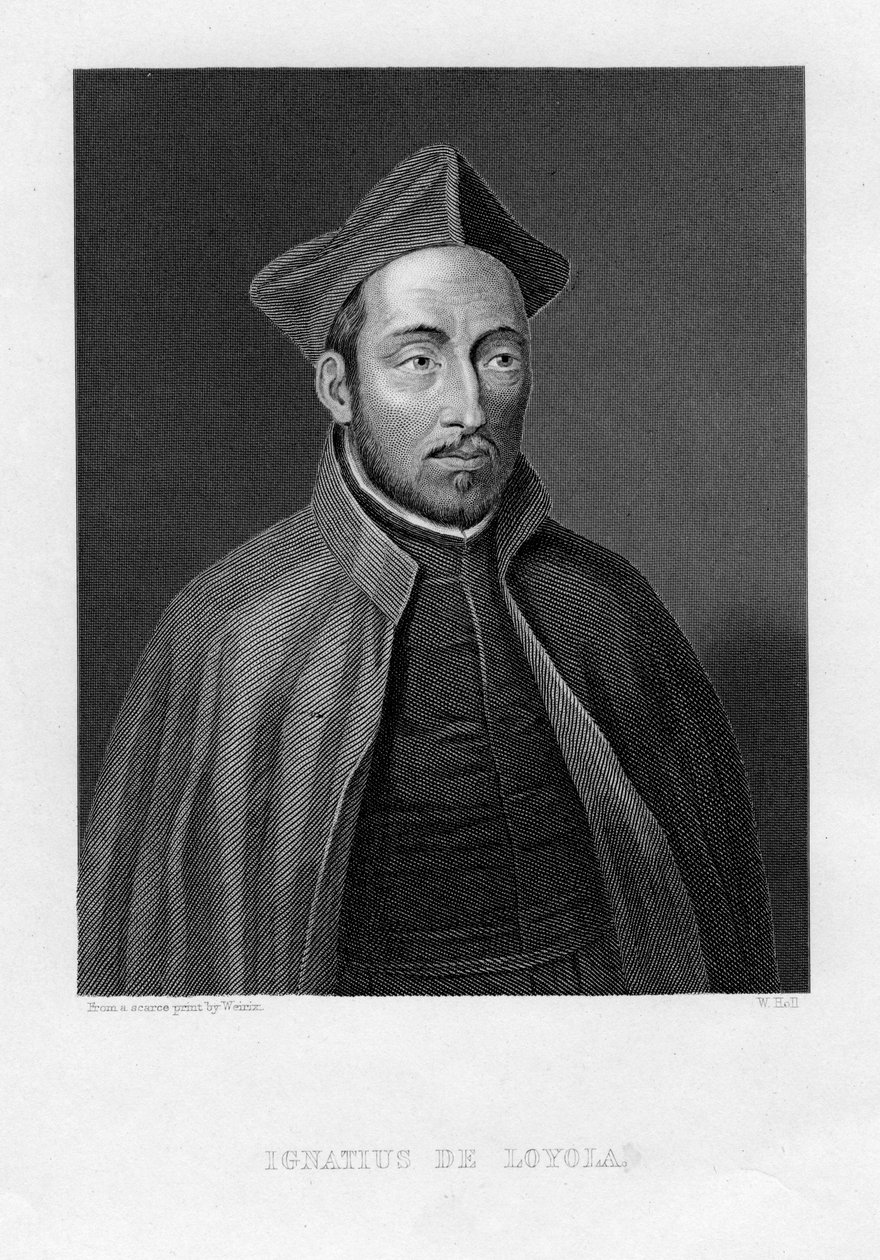 Ignatius af Loyola, overordnet general for Jesu samfund af W. Holl