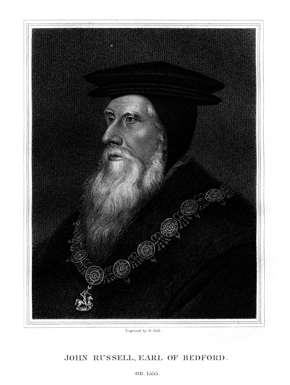 John Russell, 1. jarl af Bedford, engelsk kongelig minister, 1825. af W. Holl