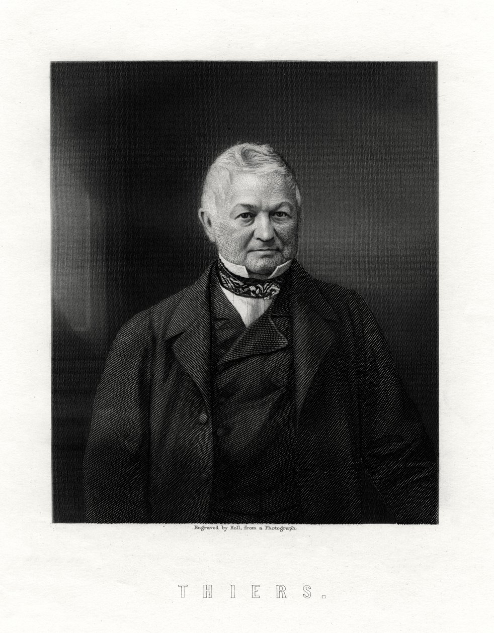 Louis Adolphe Thiers, fransk statsmand og historiker, 1800-tallet. af W. Holl