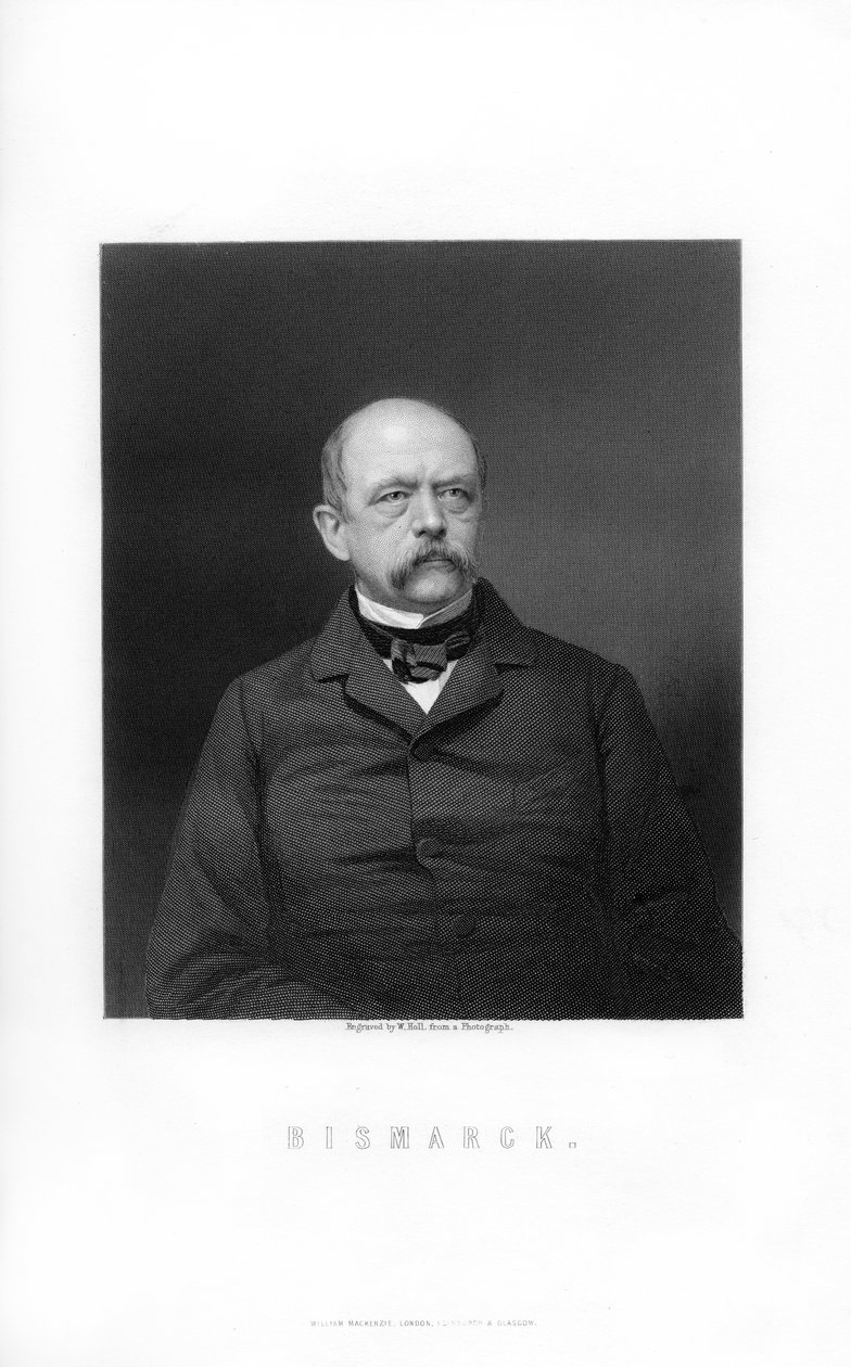 Otto von Bismarck, hertug af Lauenburg, tysk statsmand, 1893. af W. Holl