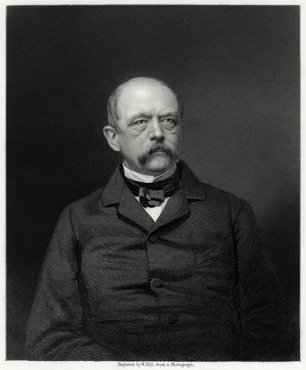 Otto von Bismarck, tysk statsmand, 1800-tallet af W. Holl
