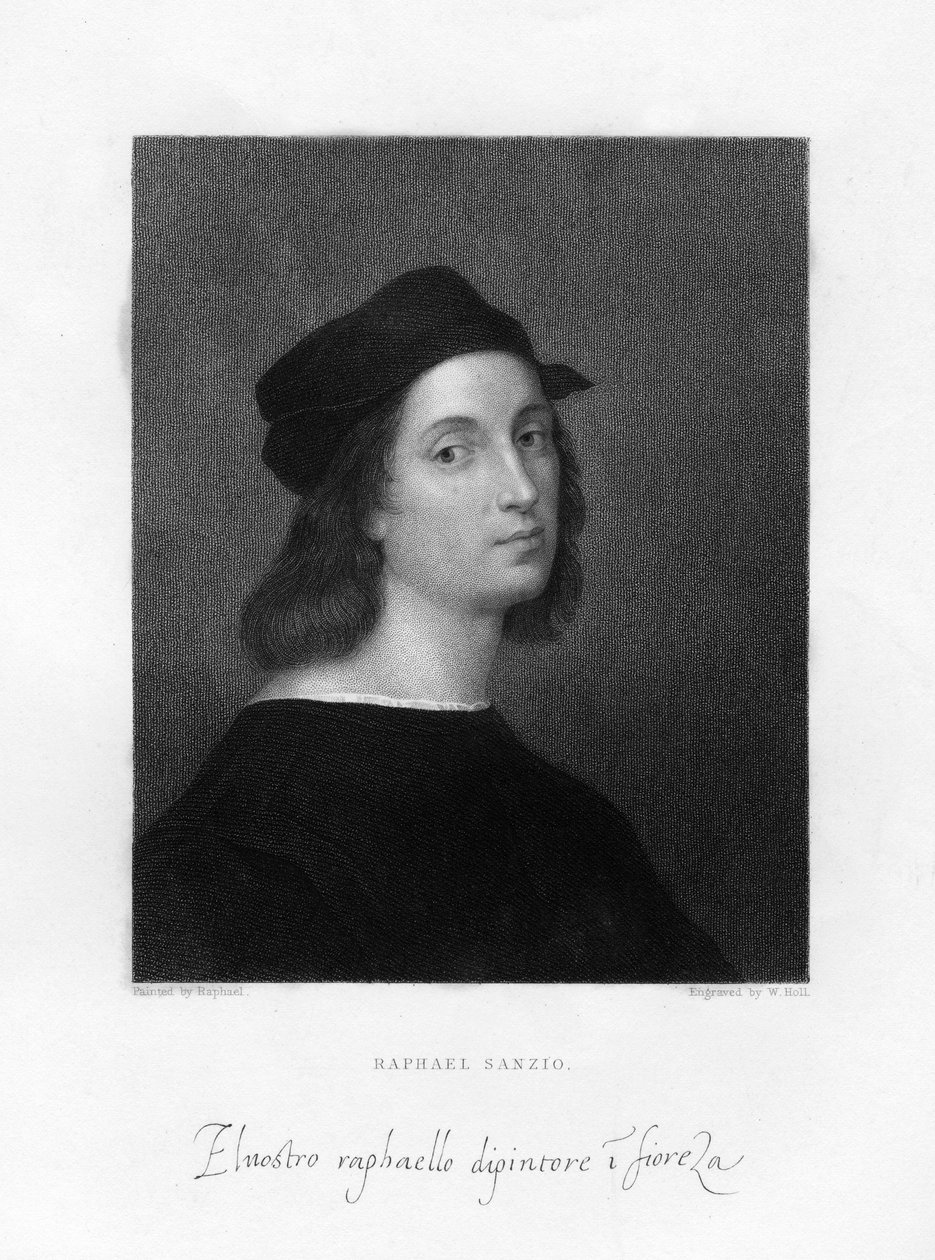 Raphael, florentinsk malermester, 1834. af W. Holl