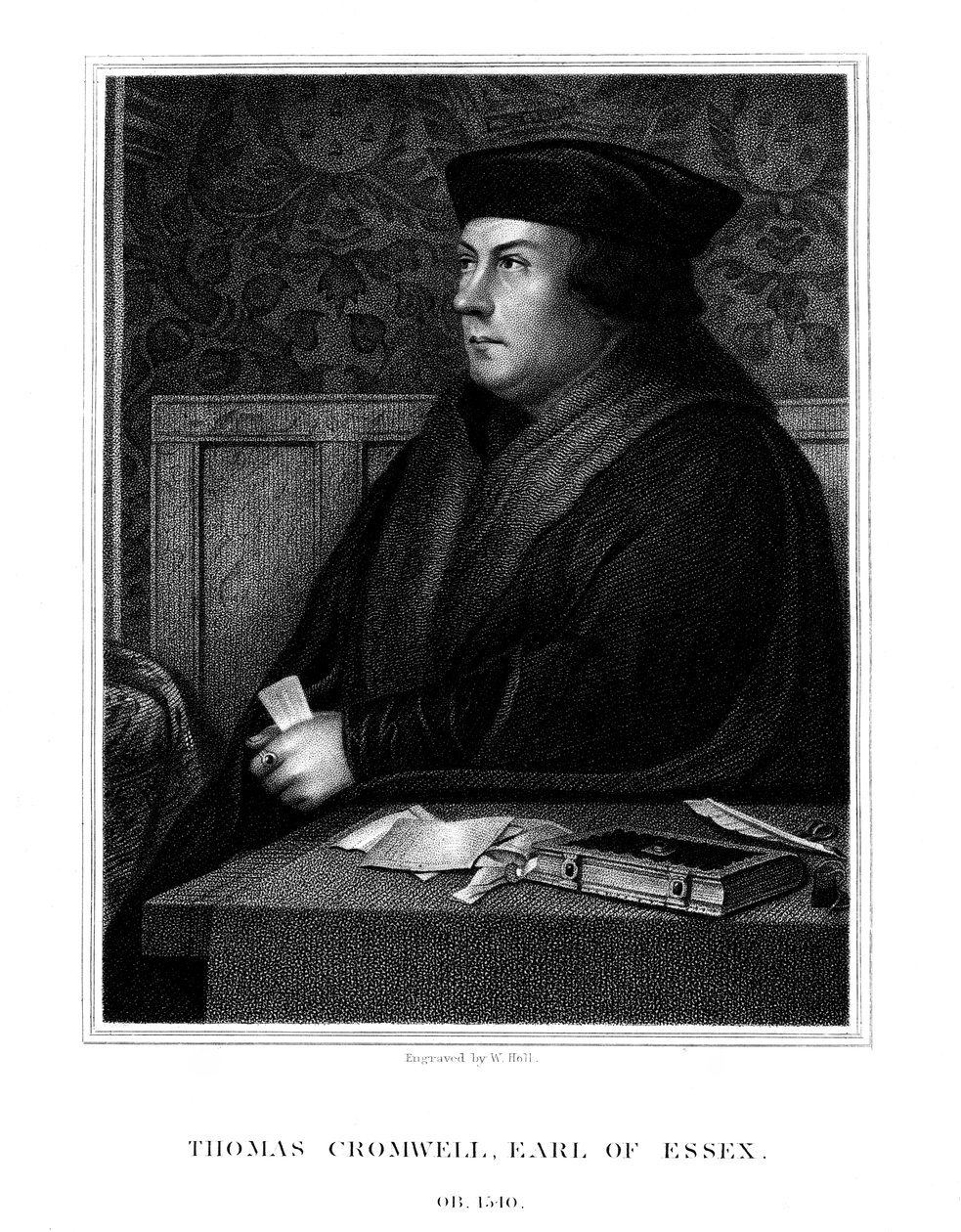 Thomas Cromwell, 1. jarl af Essex, engelsk statsmand, 1823. af W. Holl