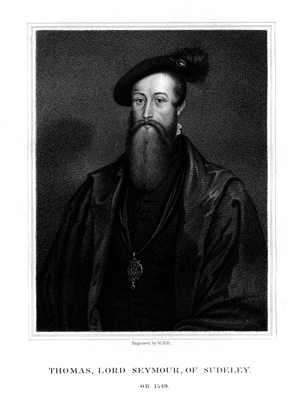 Thomas Seymour, Baron Seymour af Sudeley, yngre bror til Jane Seymour, 1825. af W. Holl