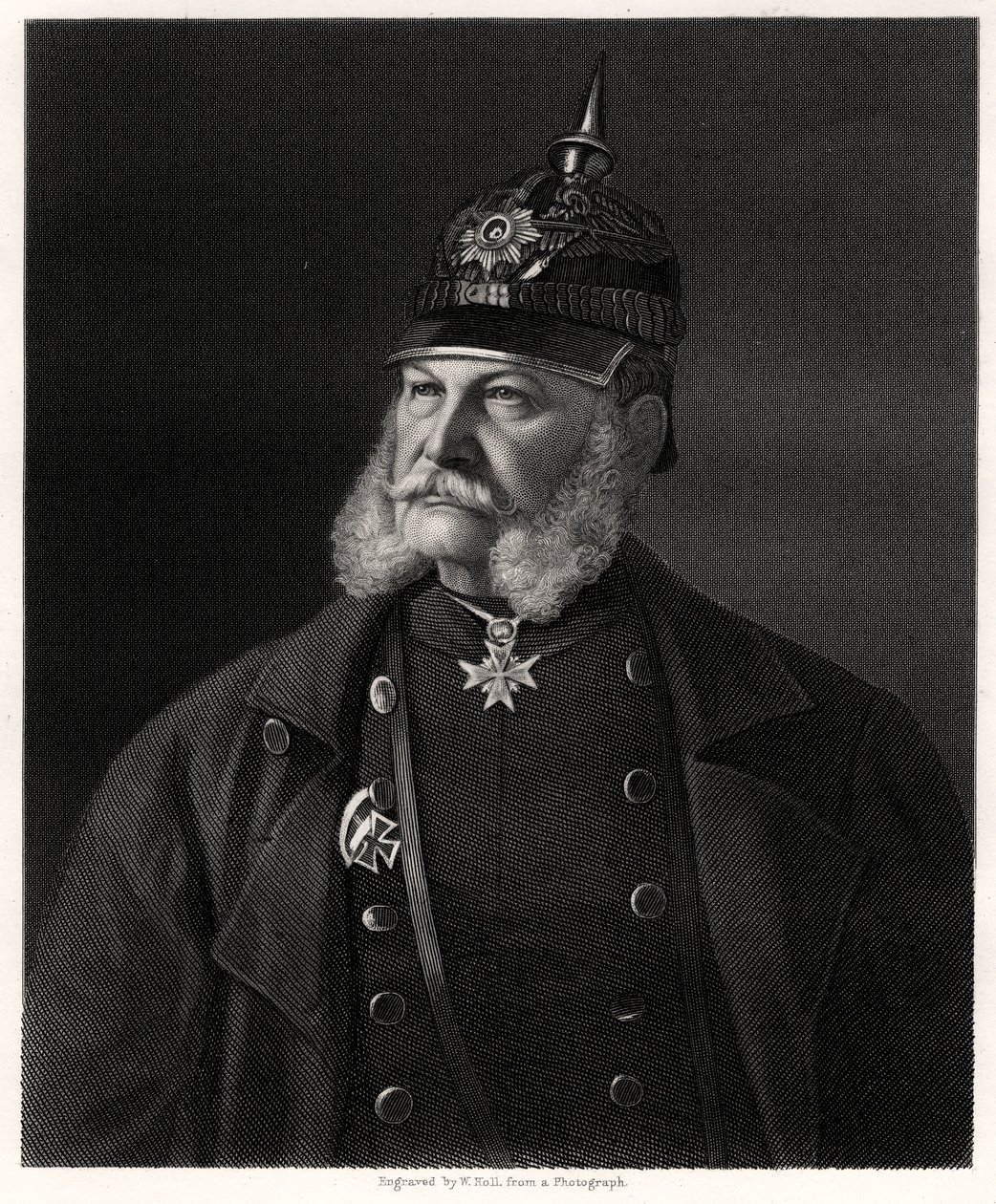 Wilhelm I, konge af Preussen og kejser af Tyskland, 1800-tallet af W. Holl