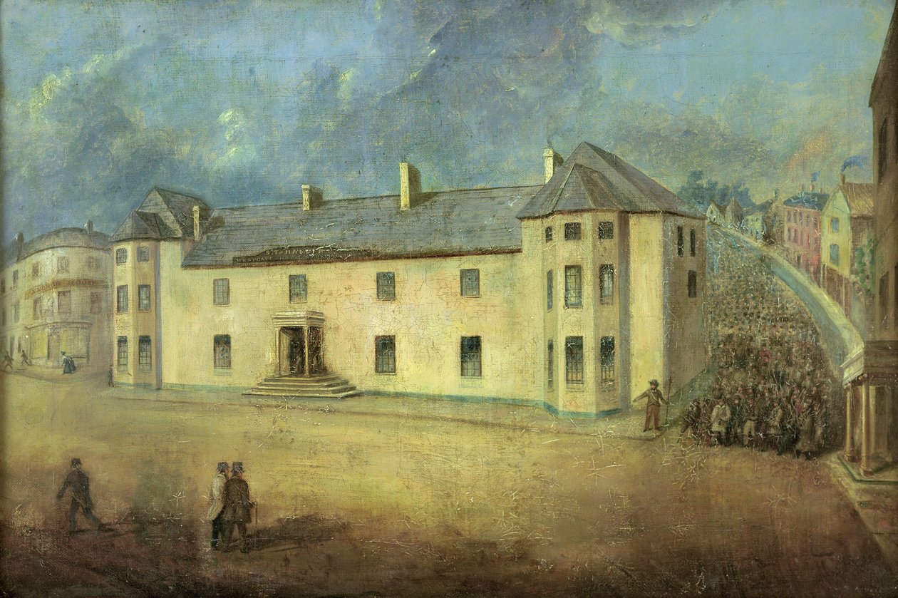 Chartister angreb Westgate Hotel, Newport den 4. november 1839 af W. Howell