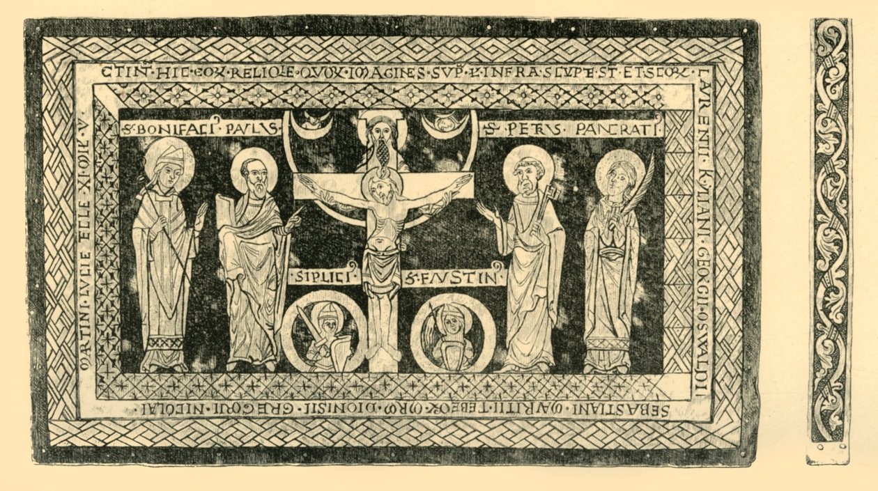 Hildesheim bærbare alter, c1160-1170, 1881. af W Jones