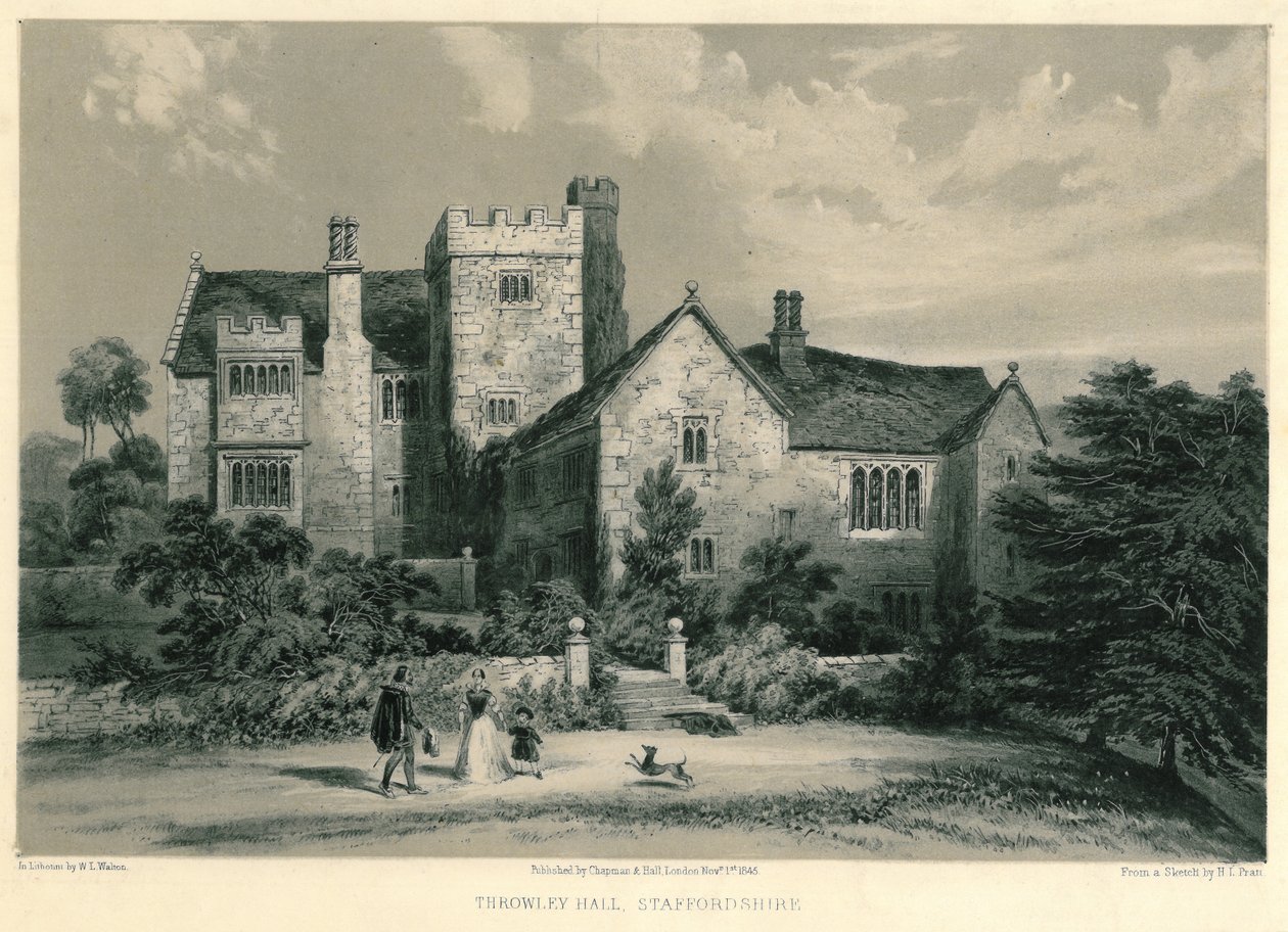 Throwley Hall af W. L Walton