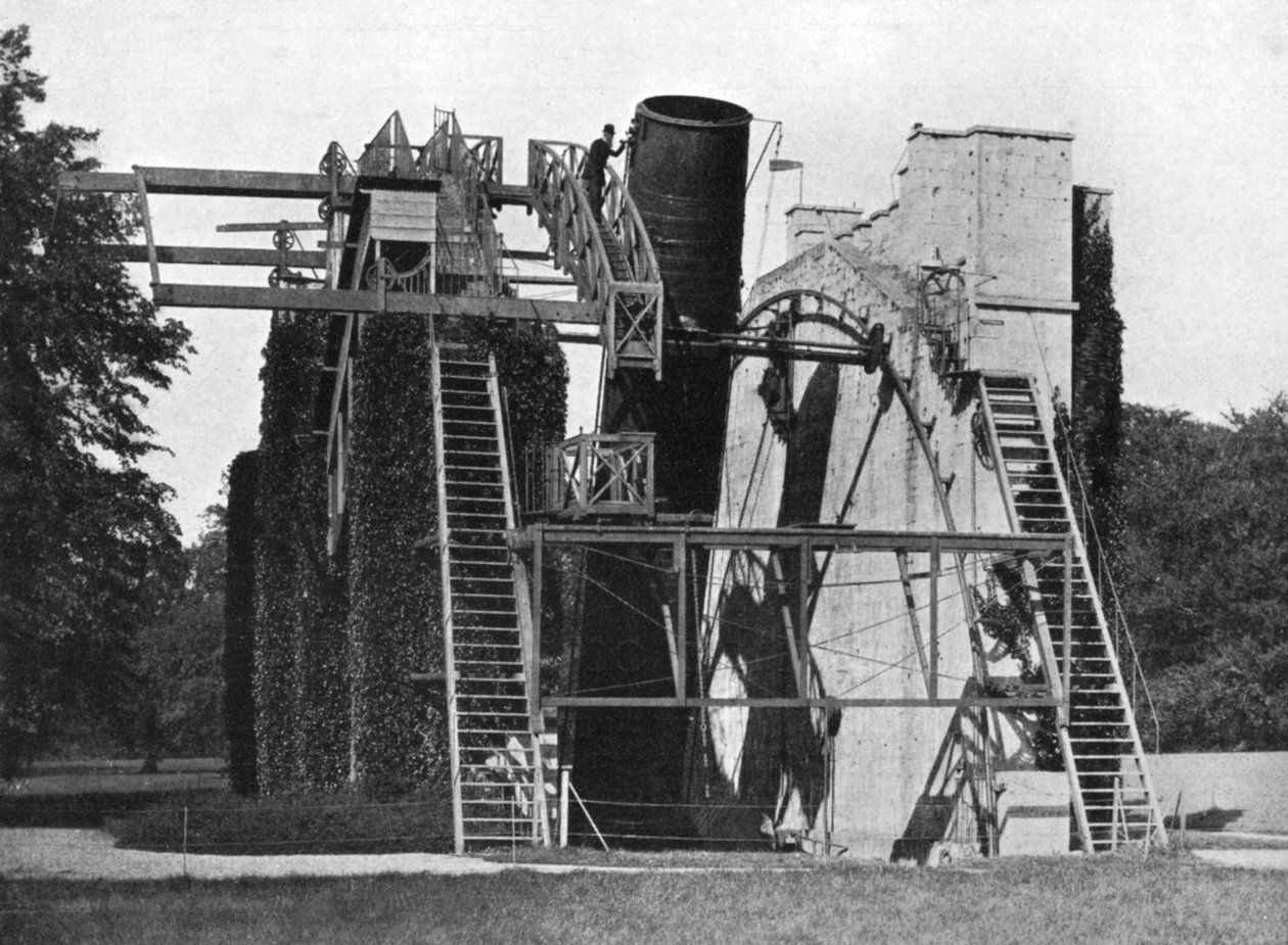 Lord Rosses teleskop, Birr, Offaly, Irland, 1924-1926. af W. Lawrence