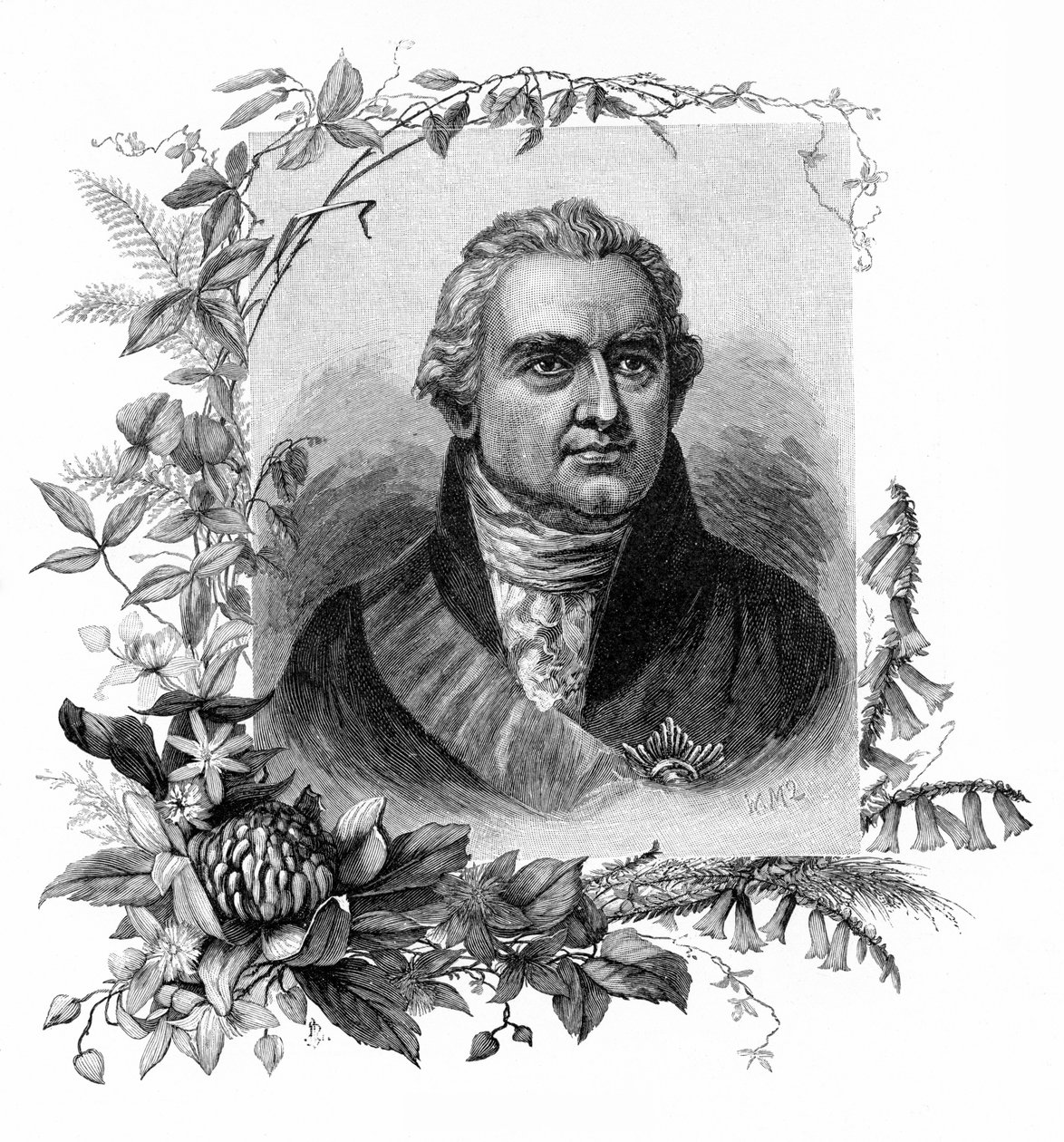 Sir Joseph Banks, engelsk naturforsker og botaniker, 1886. af W. Macleod