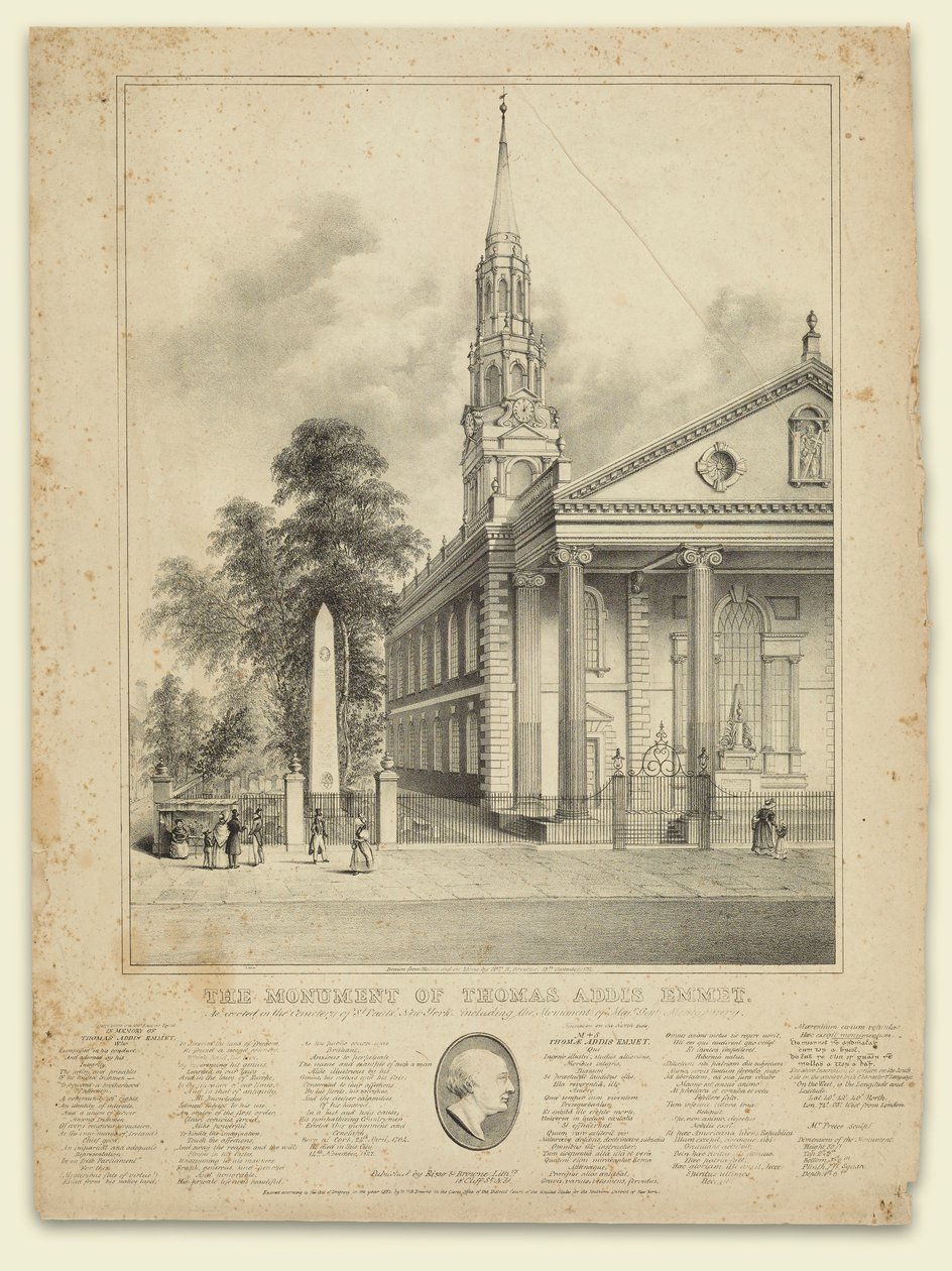 Thomas Addis Emmets monument af W. R. Browne