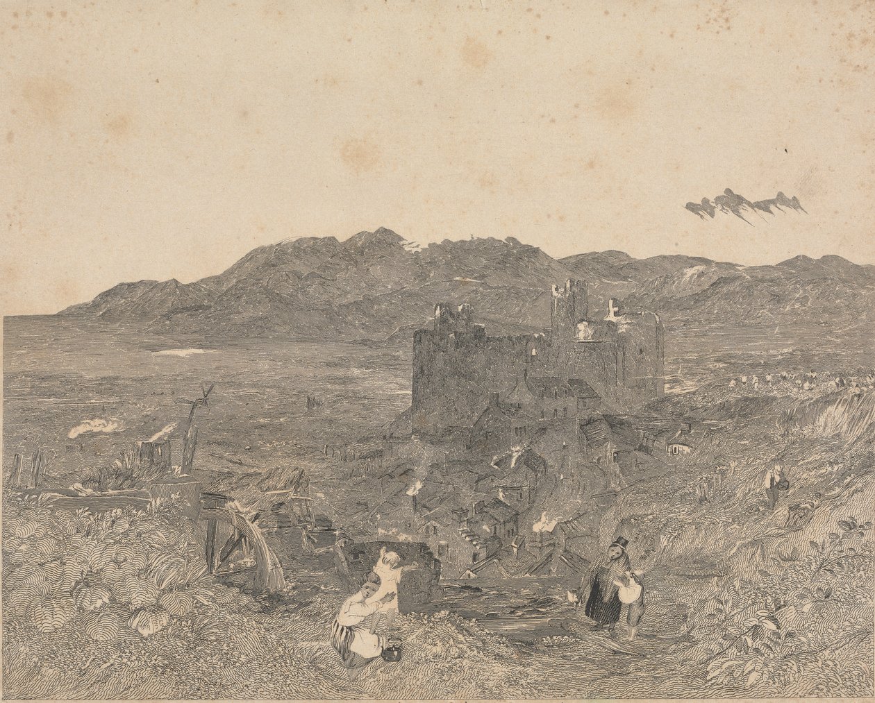 Harlech Castle, North Wales af W. R. Smith