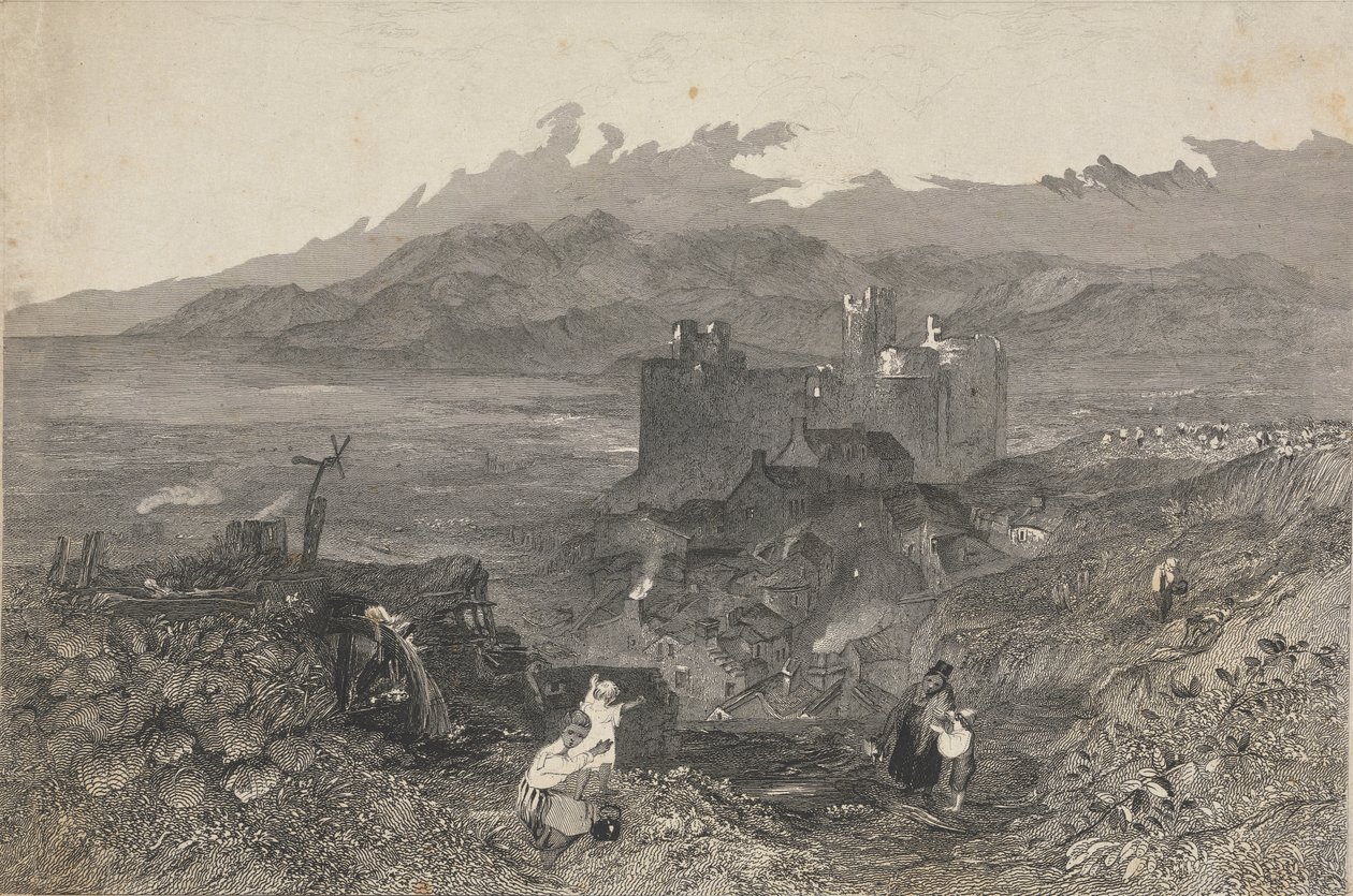 Harlech Castle, North Wales af W. R. Smith