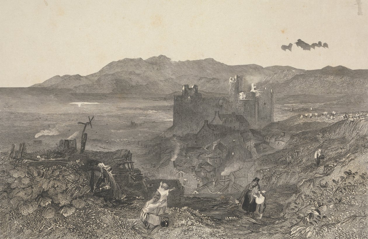 Harlech Castle, North Wales af W. R. Smith