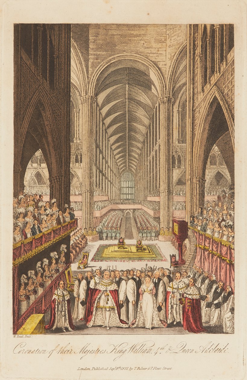 Kroningen af kong William IV og dronning Adelaide af W. Read