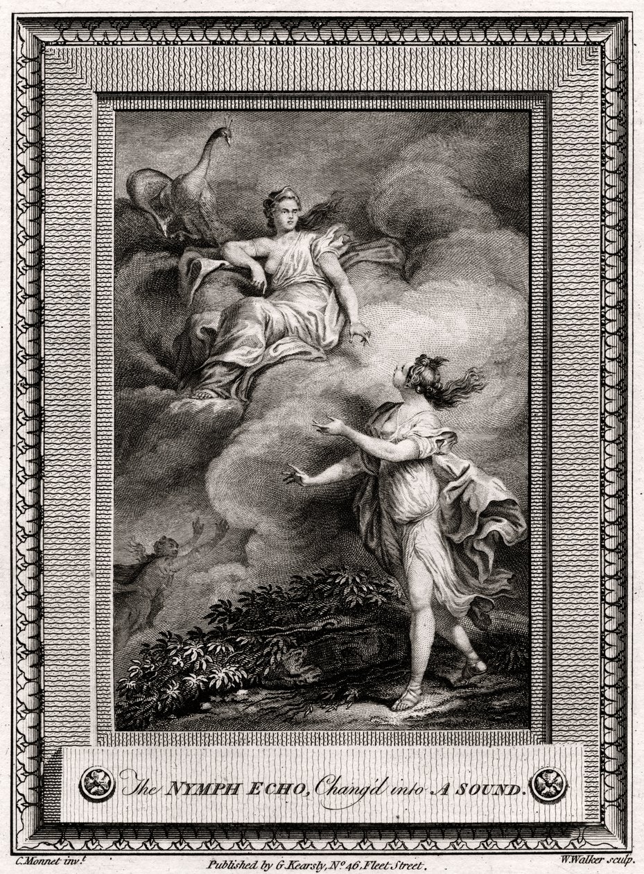 Nymfeekkoet, ændret til en lyd, 1774 af W. Walker