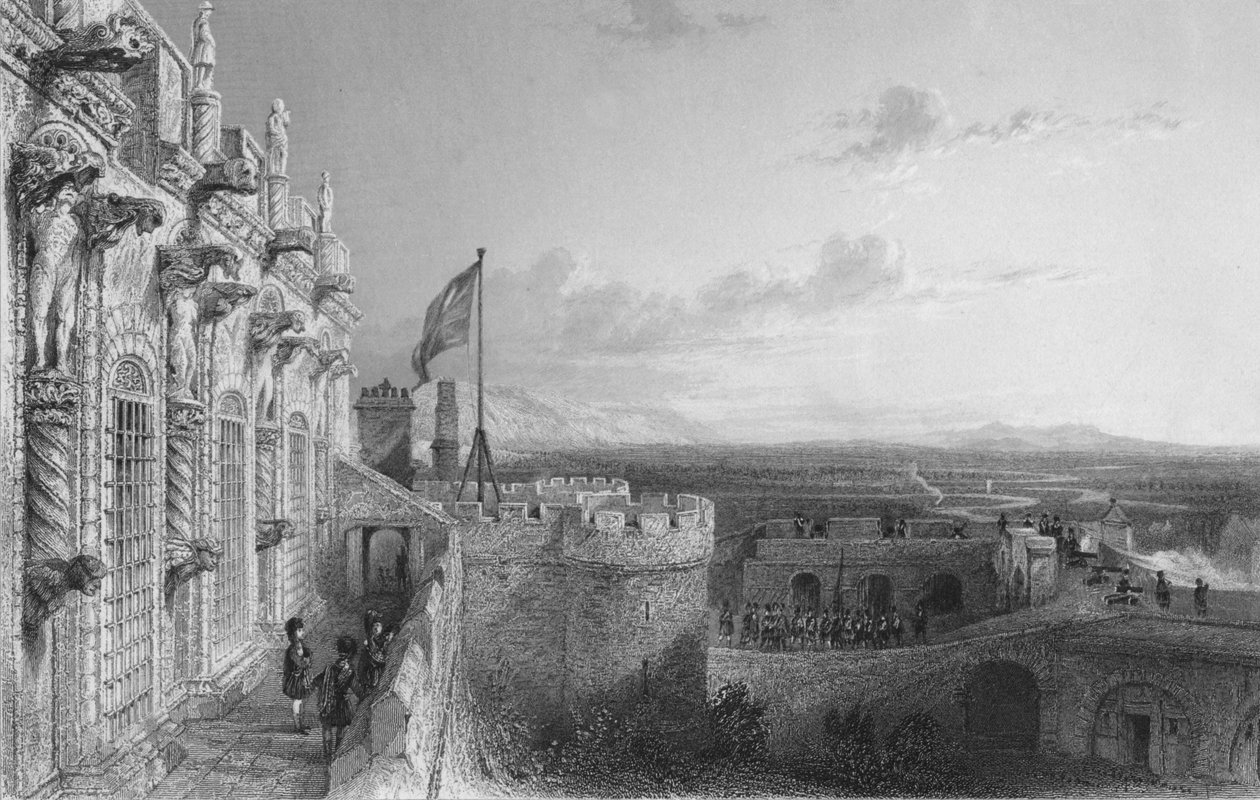 Stirling Castle, 1800-tallet. af W. Wallis