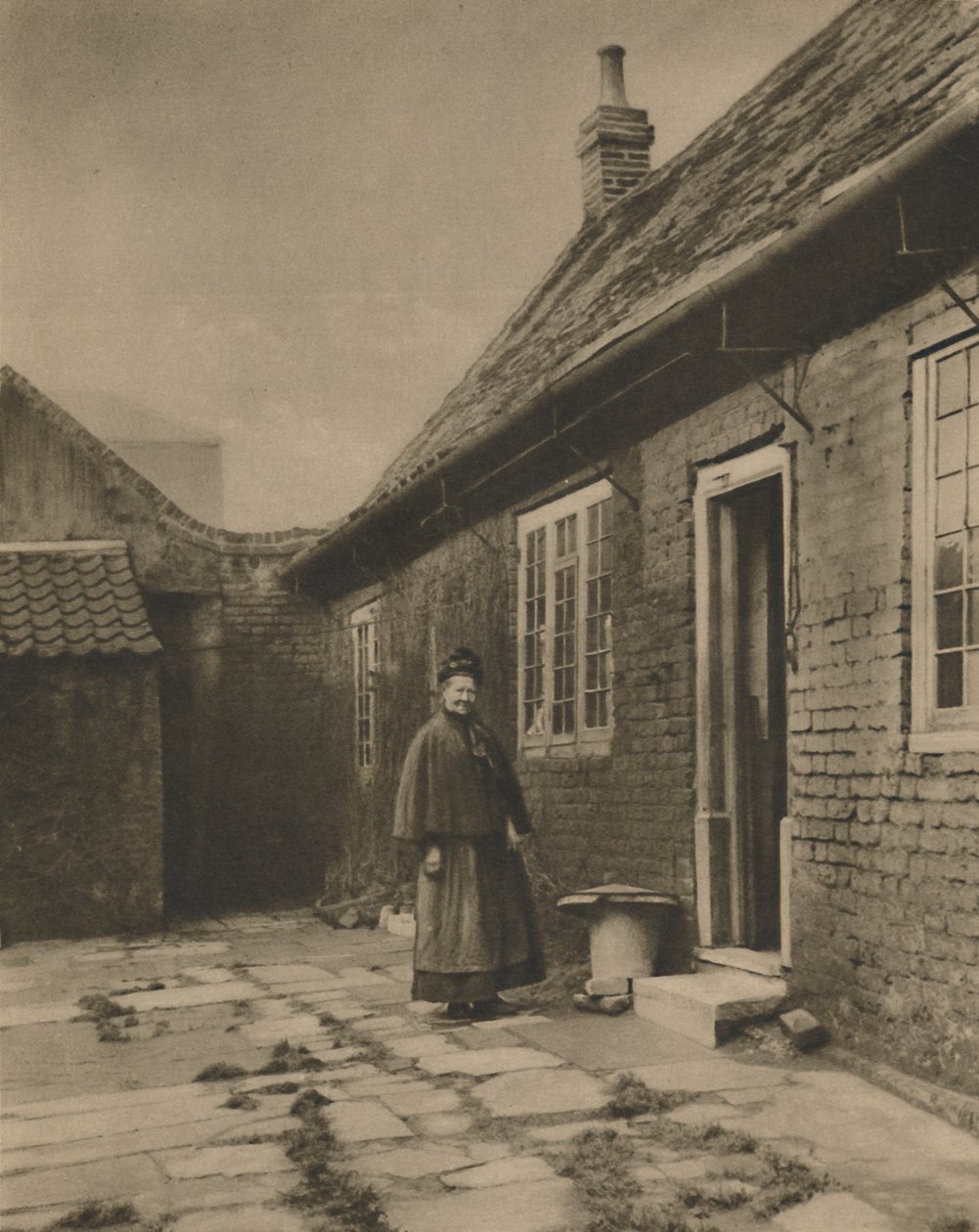 Poplar Almshouses grundlagt i det syttende århundrede, 1926, c1935. af W. Whiffin