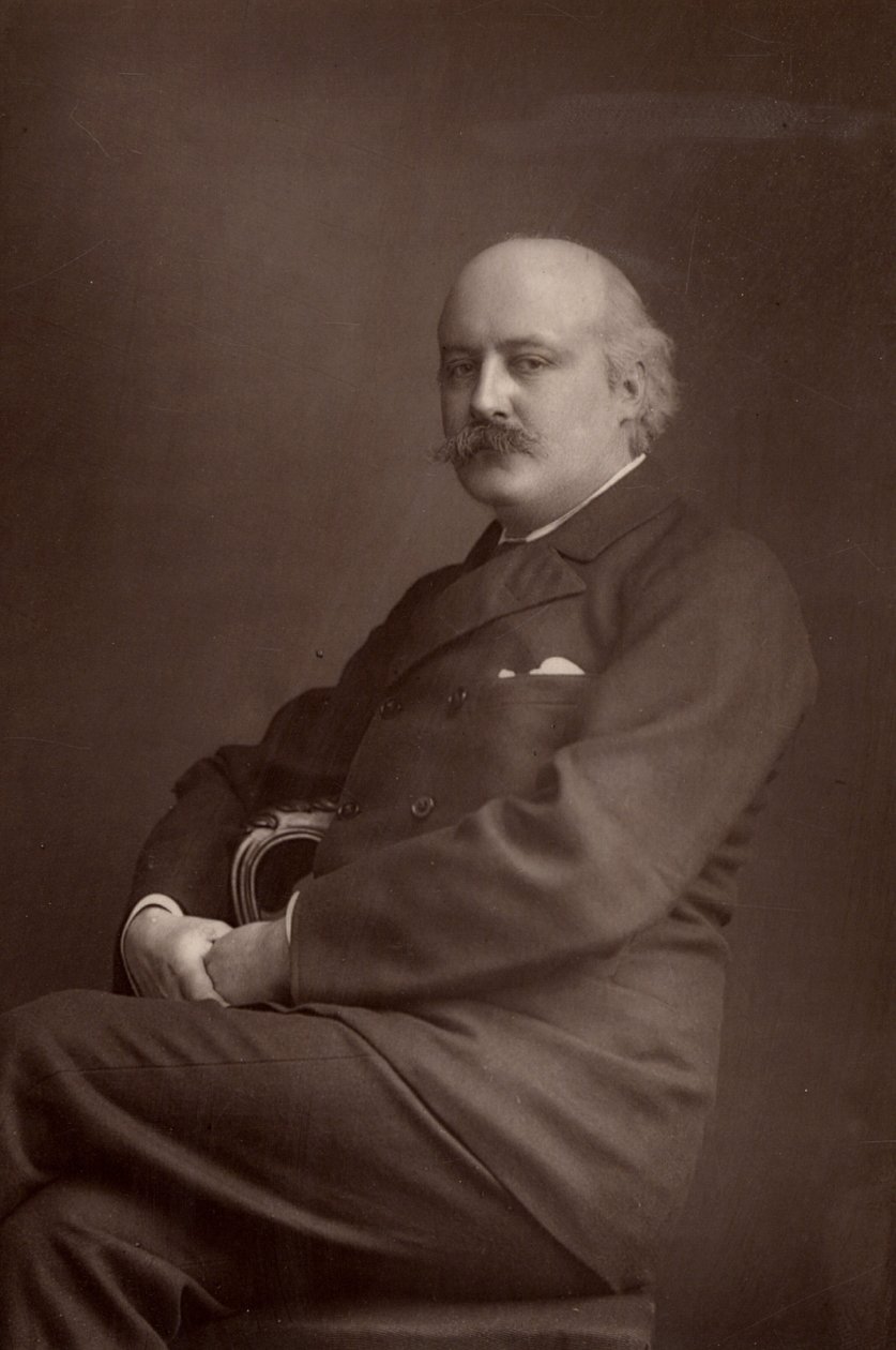""(Charles) Hubert (Hastings) Parry (1848-1918) (woodburytype) af W. and D. (after) Downey