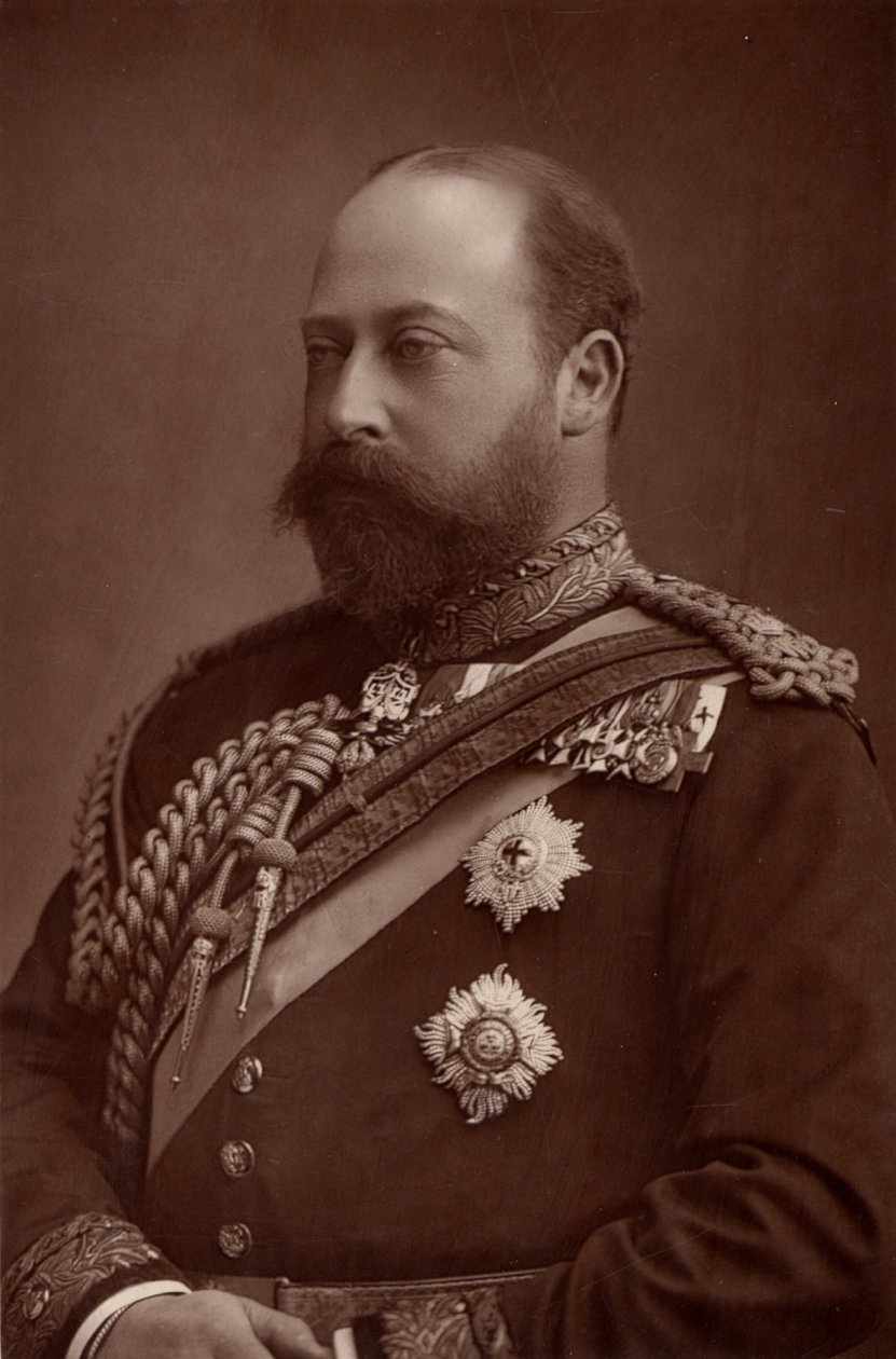 ""Edward VII (1841-1910) konge af Det Forenede Kongerige fra 1901, mens han stadig var prins af Wales. (woodburytype) af W. and D. (after) Downey