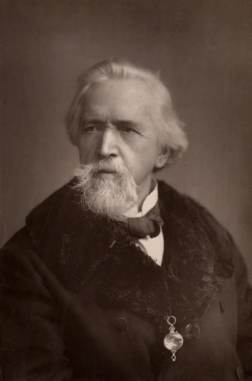 ""George Jacob Holyoake (1817-1906) engelsk sekularist og social reformator. Den sidste person i England, der blev fængslet for ateisme (1842). Aktiv i Andelsbevægelsen. (woodburytype) af W. and D. (after) Downey
