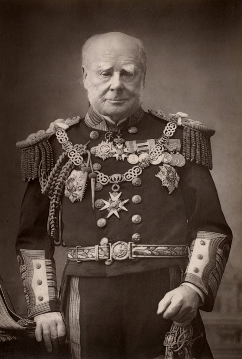 ""Henry Keppel (1809-1904) engelsk admiral og hofmand. (woodburytype) af W. and D. (after) Downey