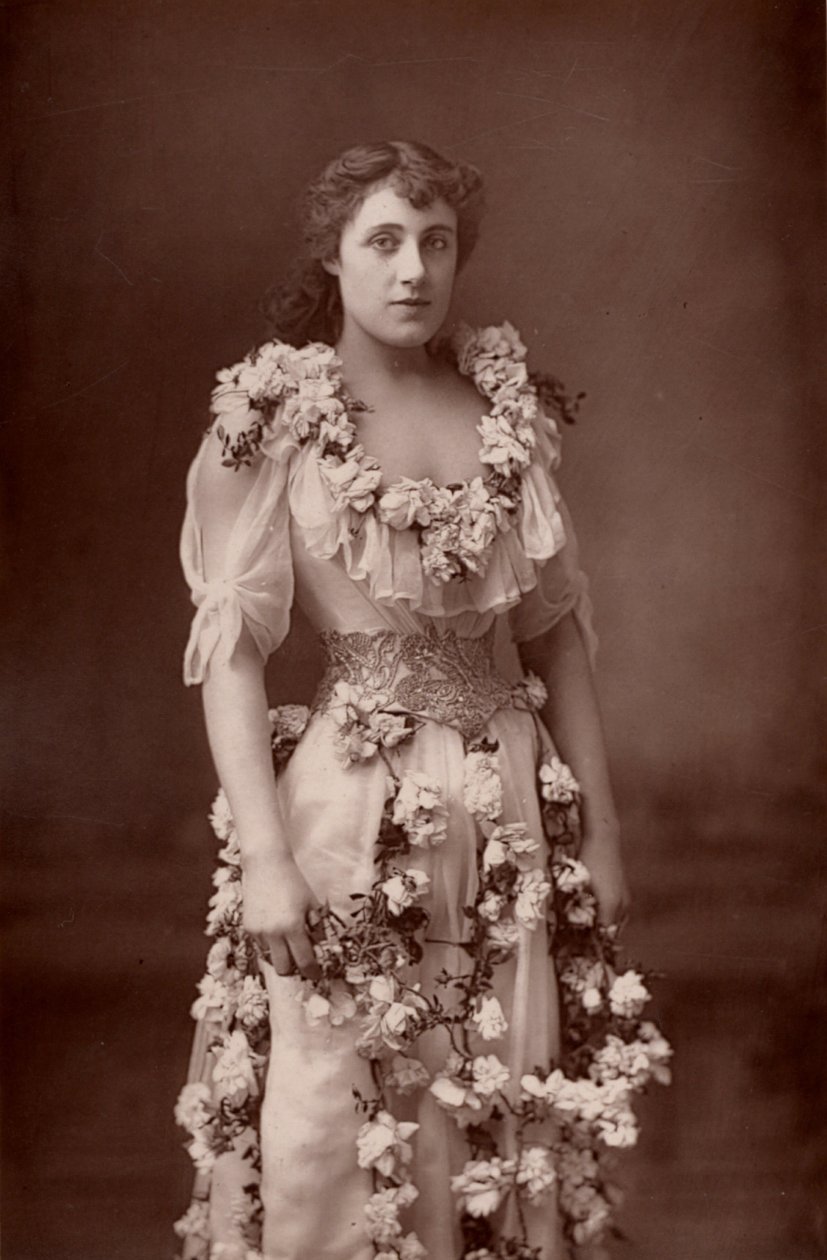 ""Julia Neilson (1868-1957) englantilainen näyttelijä. (woodburytype) af W. and D. (after) Downey