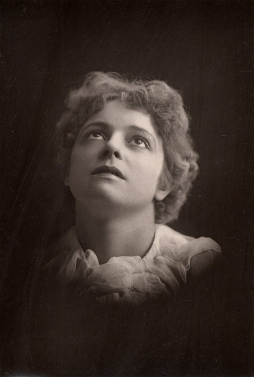 ""Olga Brandon (s1865) australialaissyntyinen näyttelijä. (woodburytyyppi) af W. and D. (after) Downey