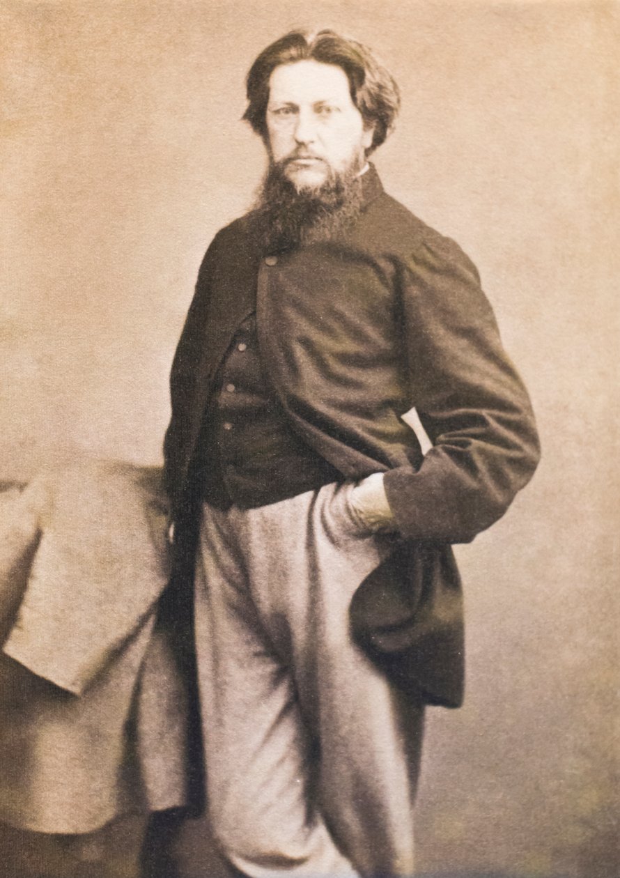 Ford Madox Brown, ca. 1864 (albumin carte-de-visite) af W. and D. Downey