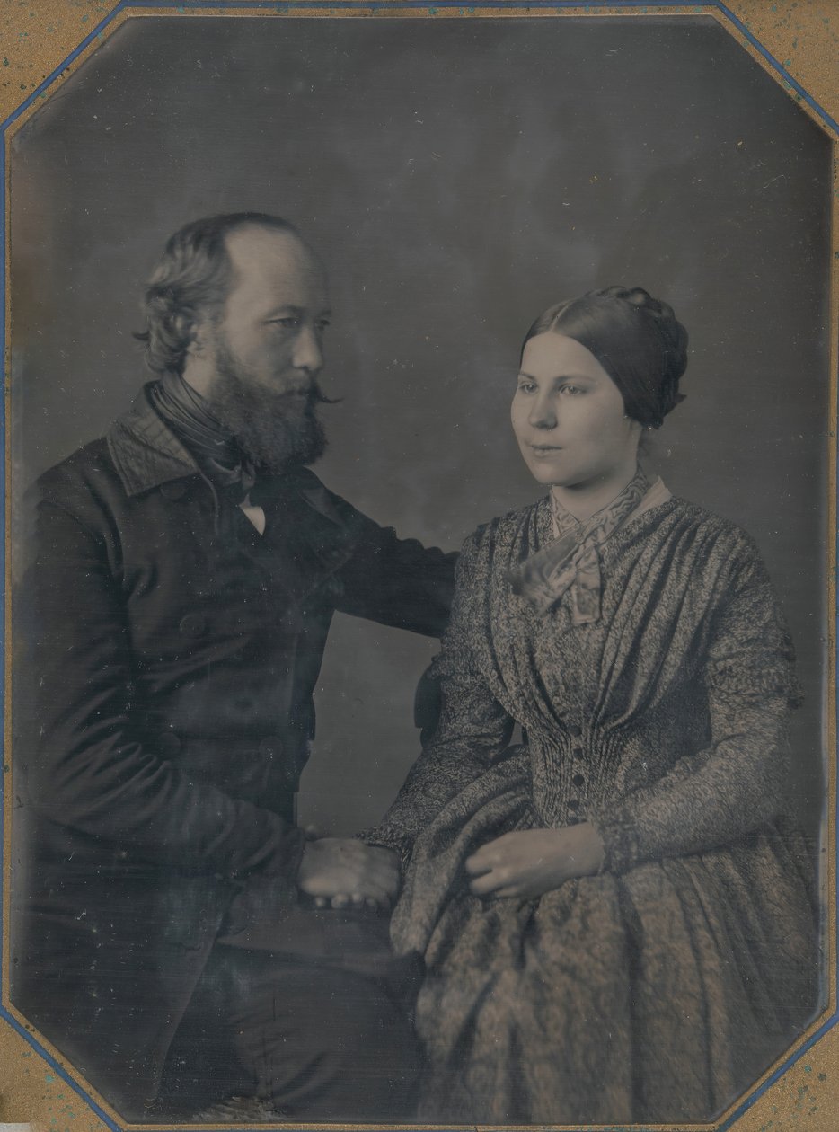 William og Sophia Palmer Langenheim, ca. 1846-47. Skaber: W & F Langenheim, William Langenheim. af William and Frederick Langenheim