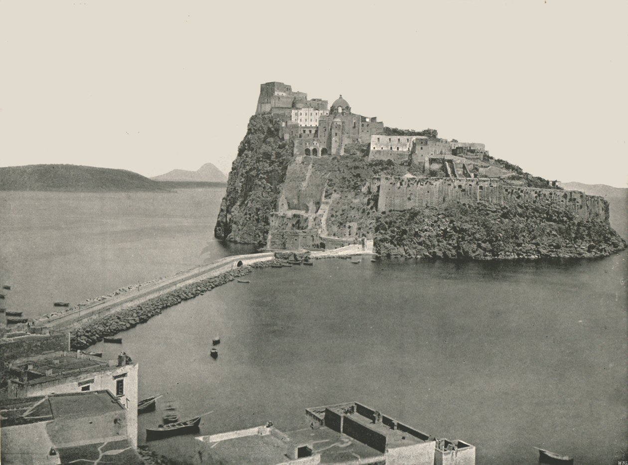 Aragonese Slot, Ischia, Italien, 1895. af W and S Ltd