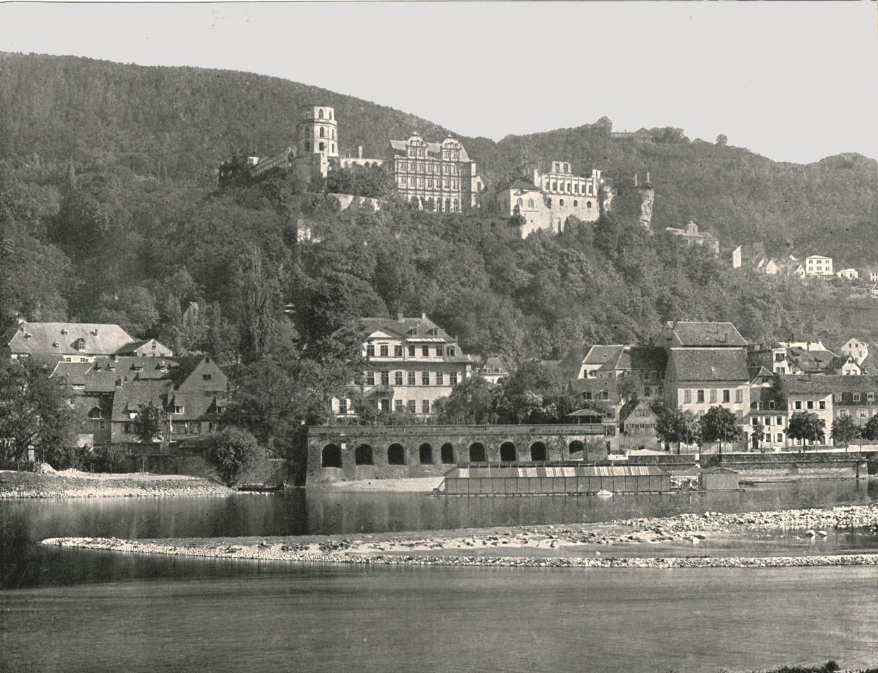 Slottet, Heidelberg, Tyskland, 1895. af W and S Ltd