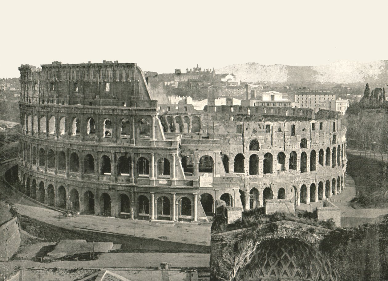 Colosseum, Rom, Italien, 1895. af W and S Ltd