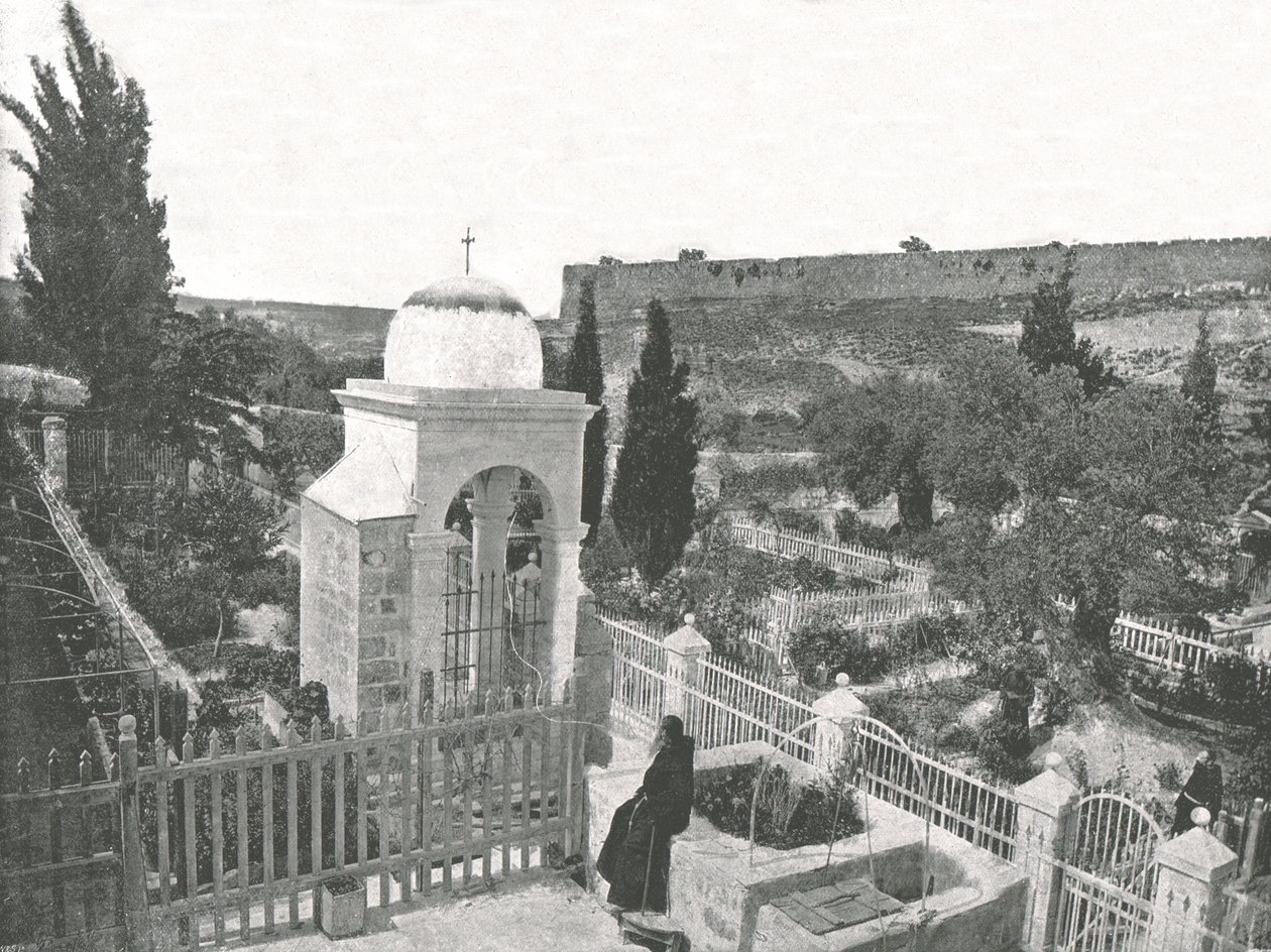 Getsemane Have, Jerusalem, Palæstina, 1895. af W and S Ltd