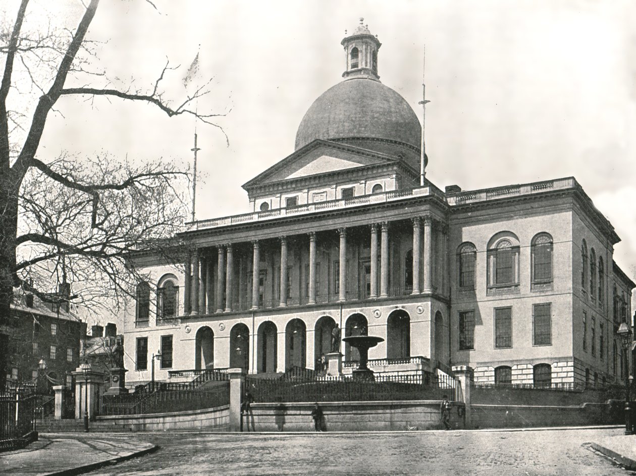 Massachusetts State House, Boston, USA, 1895. af W and S Ltd