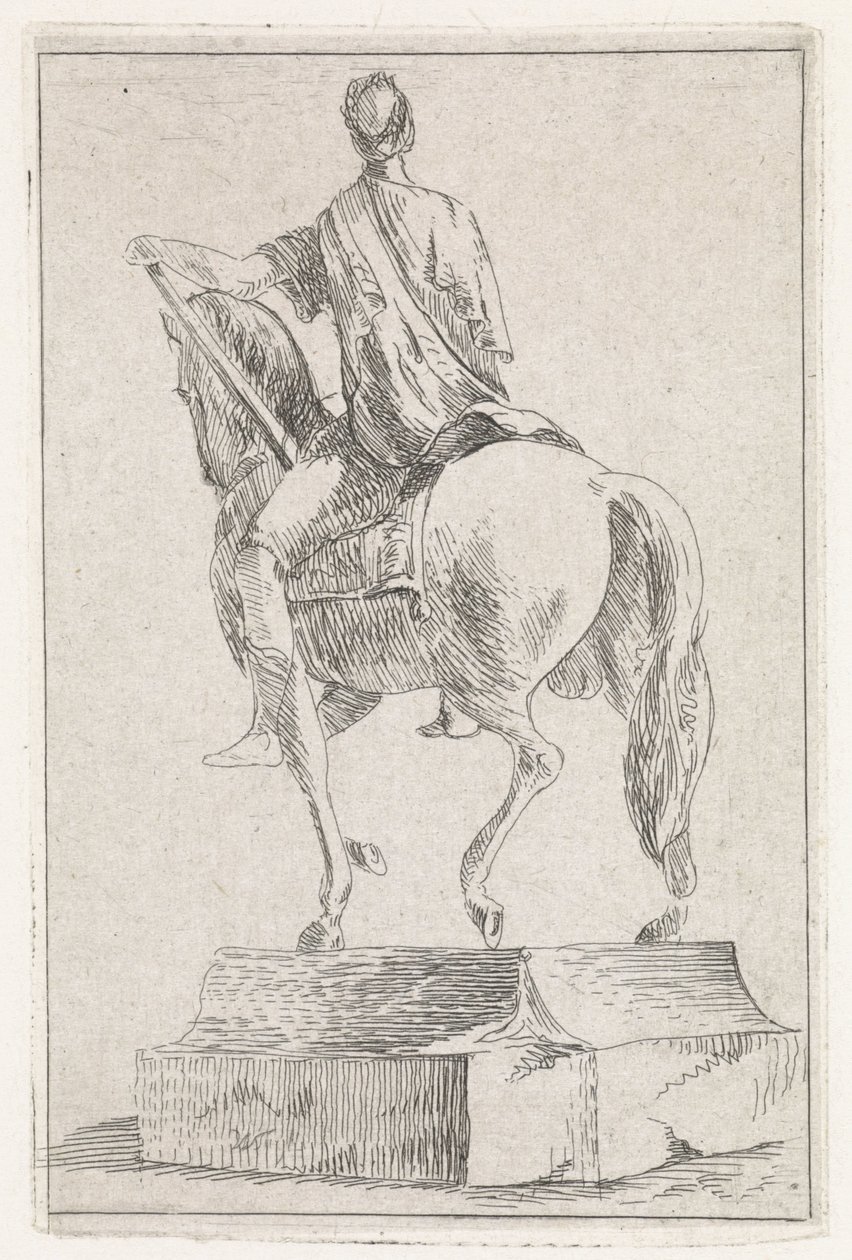 rytterstatue af W. van Tuyll