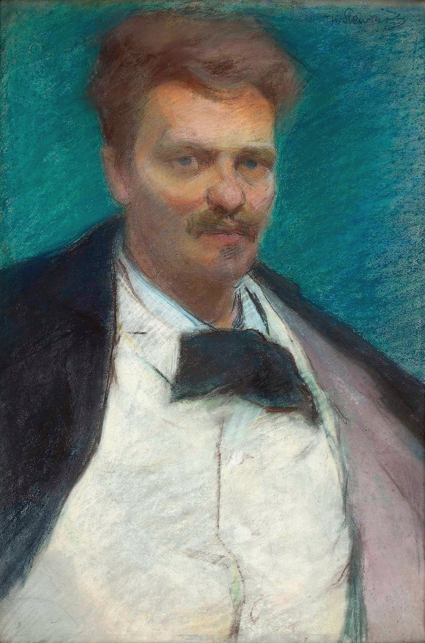 Portræt af August Strindberg. af Wadysaw Slewinski