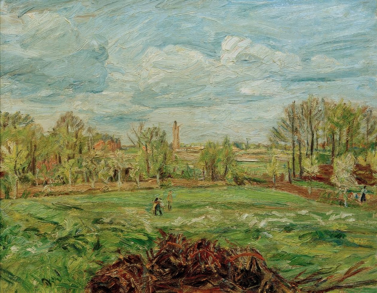 Forårslandskab af Waldemar Rosler