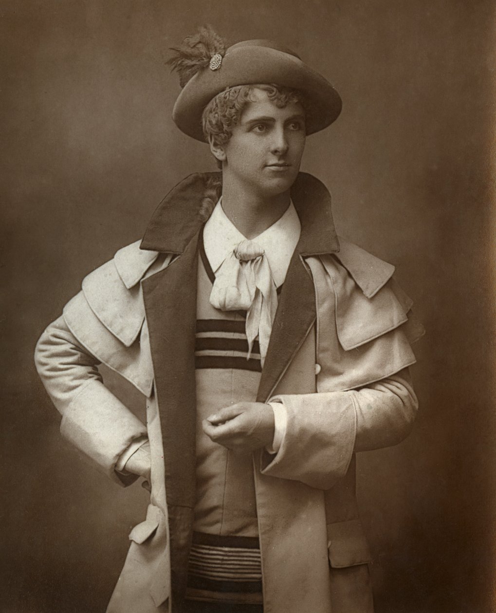 C Hayden Coffin, britisk skuespiller og sanger, 1887. af Walery