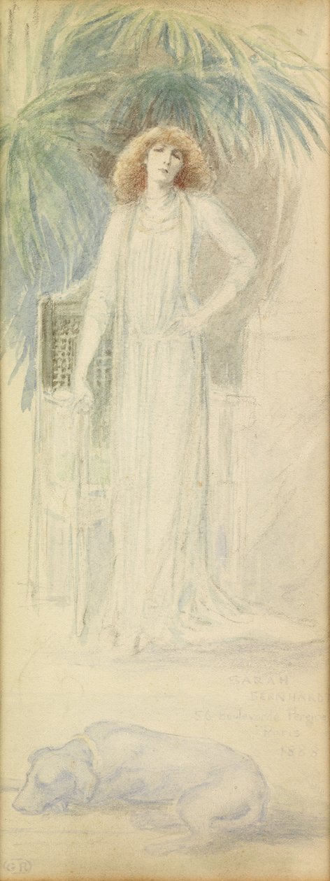 Sarah Bernhardt af Walford Graham Robertson