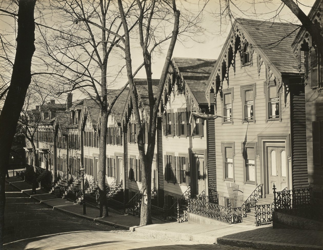 South Boston Street / Træhuse, Boston af Walker Evans